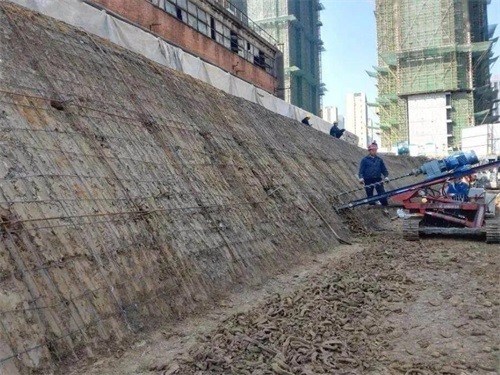 南丰建筑边坡支护